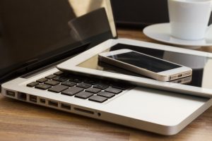 Gadgets on a table