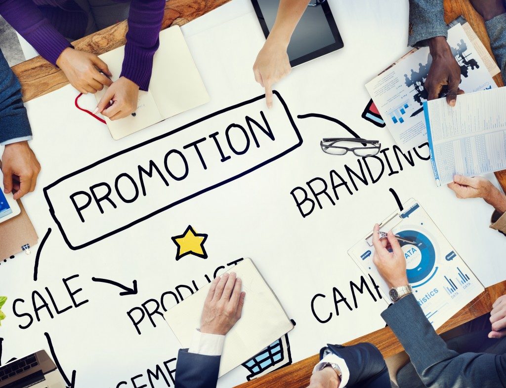 Promotion strategy concept