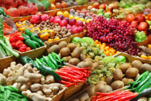 vegetables and fruits