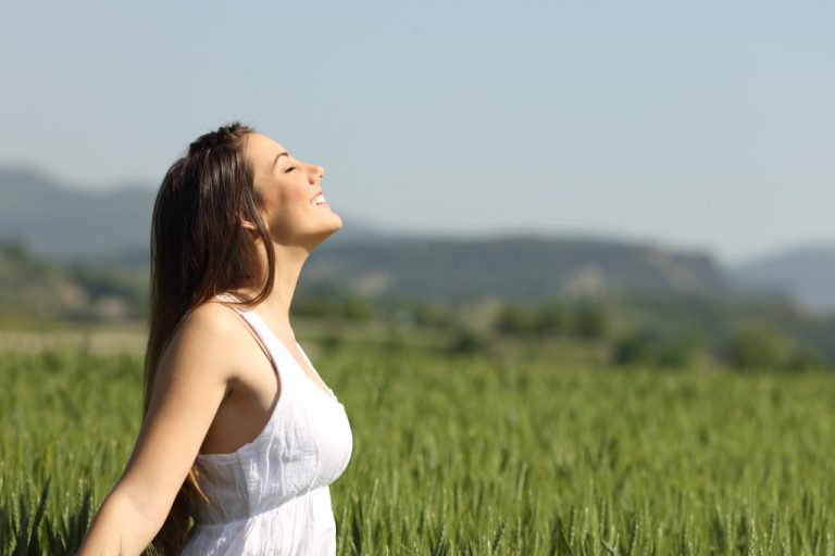 woman relaxing
